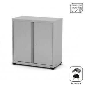 Armário de Aço PA-100 - 0,84x0,80x0,40m - CHAPA 26/24 - CZ/CZ - PANDIN - 12008 .