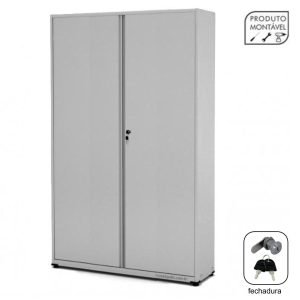 Armário de Aço PA-110 - 1,93x1,20x0,40m - CHAPA # 26/24 - PANDIN - CZ/CZ - 12007 .